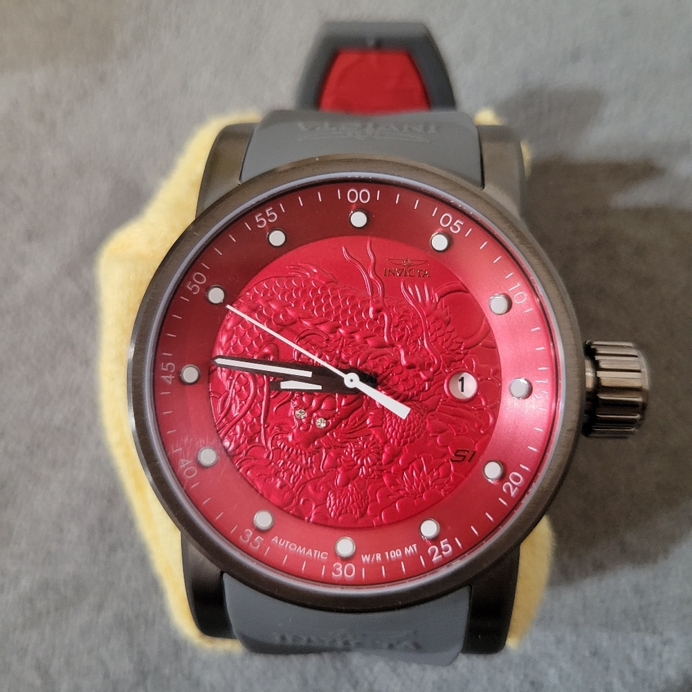 Yakuza Stainless Steel Invicta Self Winding Men's Watch